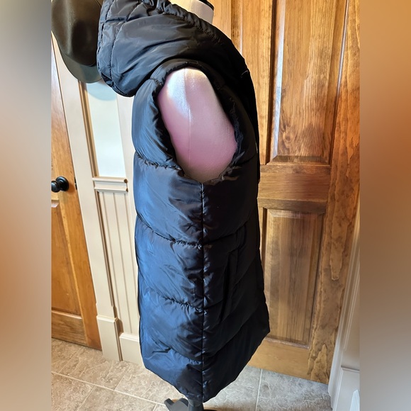 Esqualo Black Bodywarmer Hoodie - US 6 - Picture 7 of 13